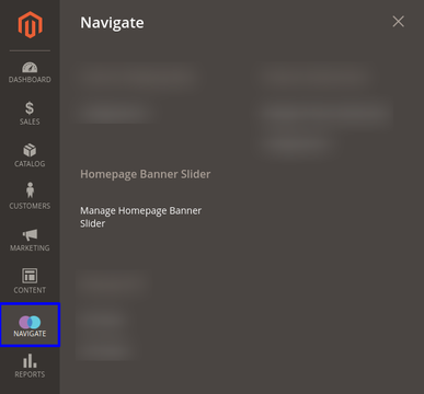 Manage Homepage Banner Slider