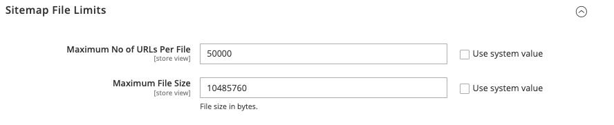 Sitemap File Limits